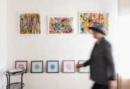 Elke Zolnir in Ihrem Atelier „Perle“