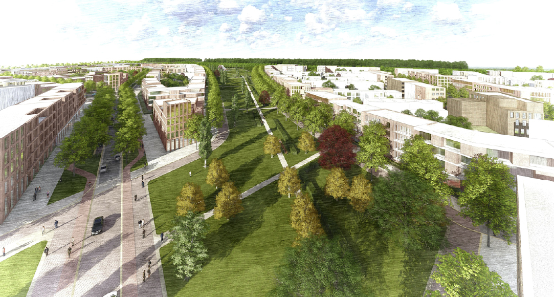 Abbildung von einer Gebäudelandschaft