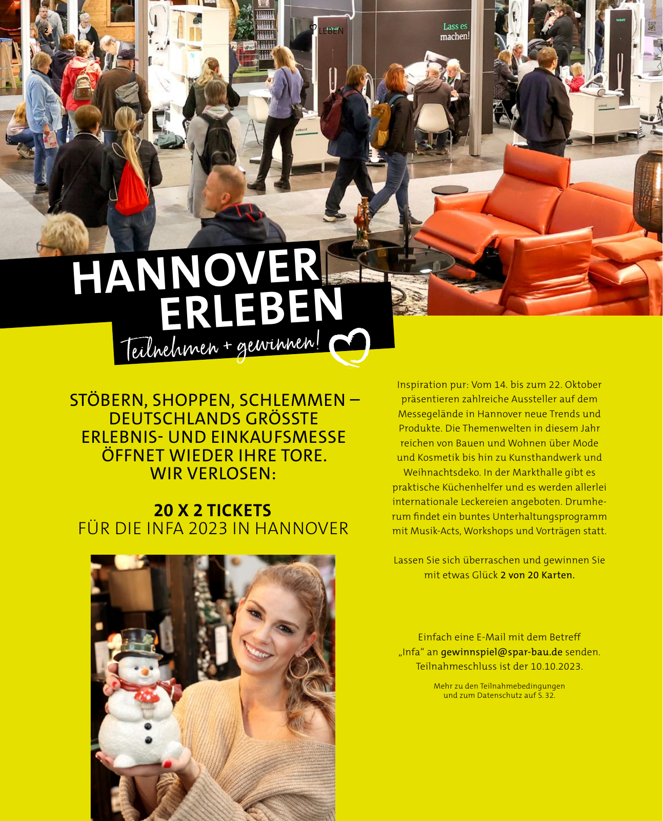 Vorschau spar+bau – Lebe 03/2023 Seite 2