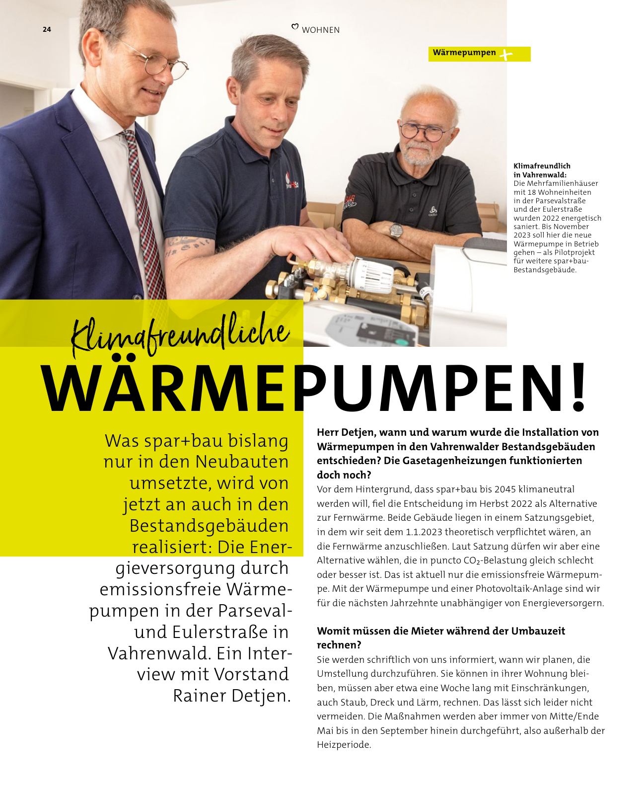 Vorschau spar+bau – Lebe 03/2023 Seite 24