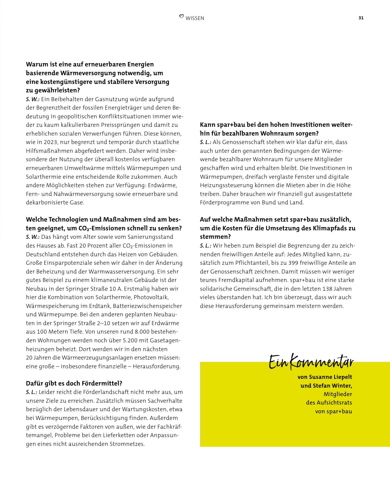 Vorschau spar+bau – Lebe 03/2023 Seite 31