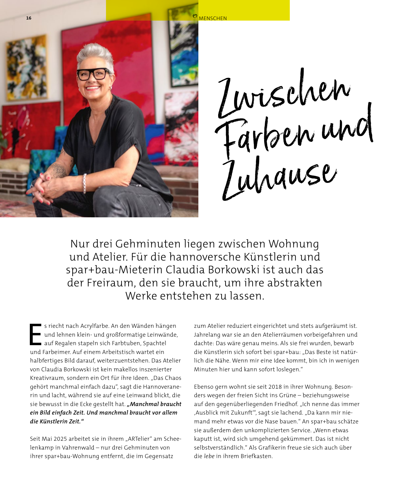Vorschau spar+bau – Lebe 03/2026 Seite 16
