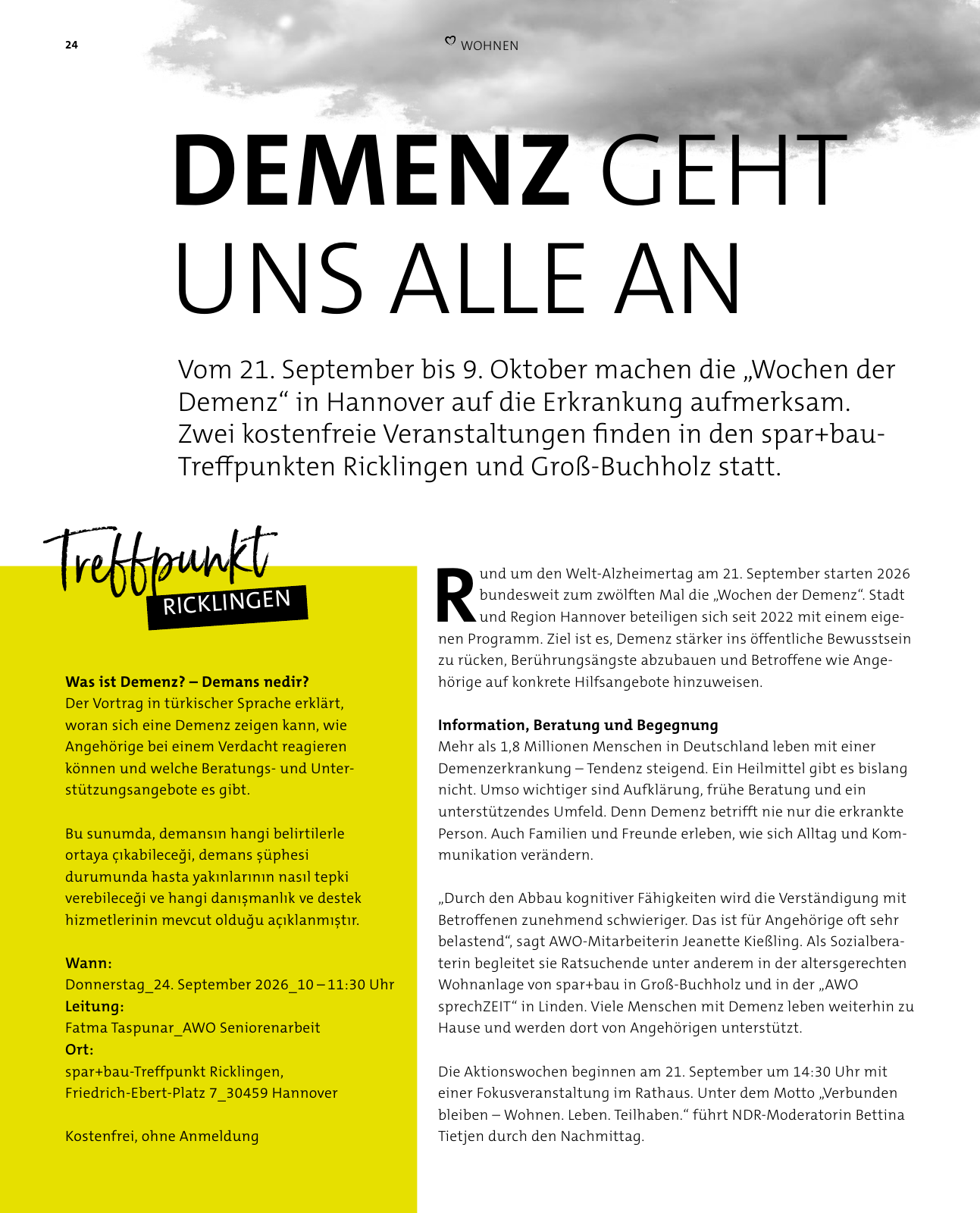 Vorschau spar+bau – Lebe 03/2026 Seite 24